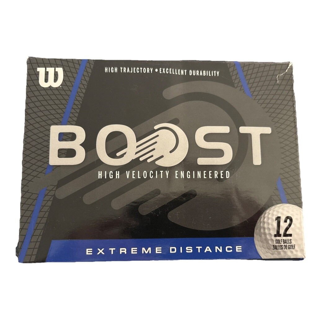 NEW Wilson Boost Golf Balls 9 ct Extreme Distance High Velocity Engineered